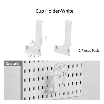 Organizzatore da parete con pannelli forati