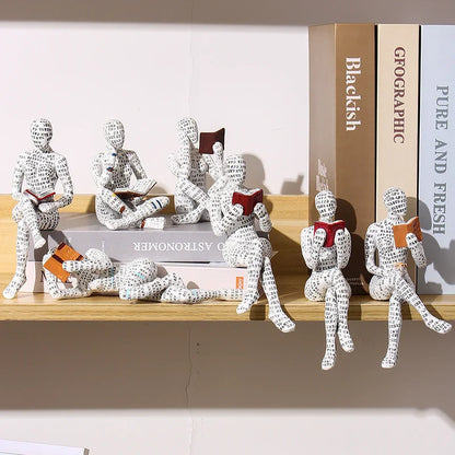 Abstract Reading Figurines