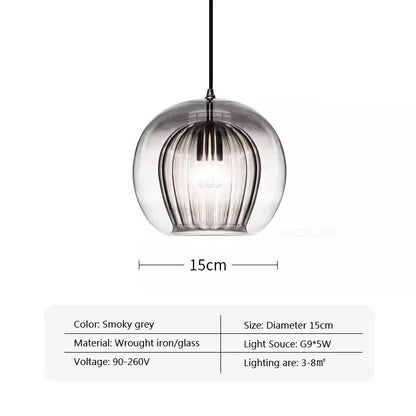 Nordic Double Glass Pendant Light