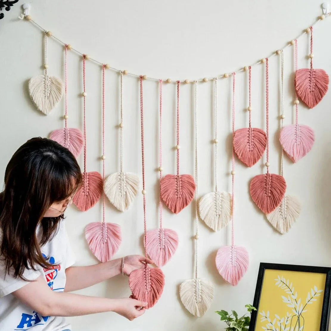 Leaf Macrame Wall Hanging