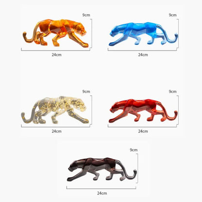 Colorful Leopard Sculptures