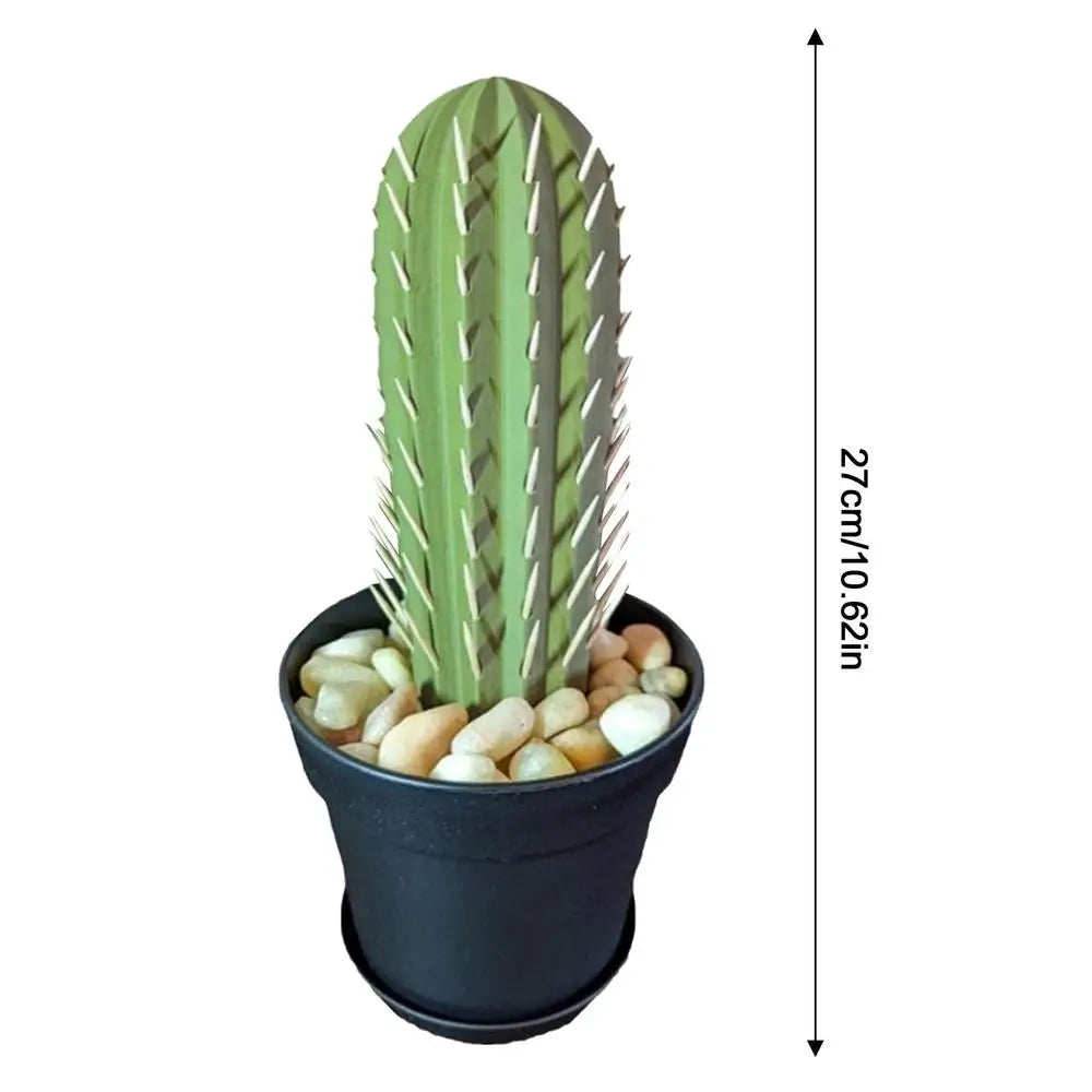 Porte cure-dents en forme de cactus