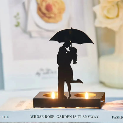 Kerzenhalter für romantische Paare