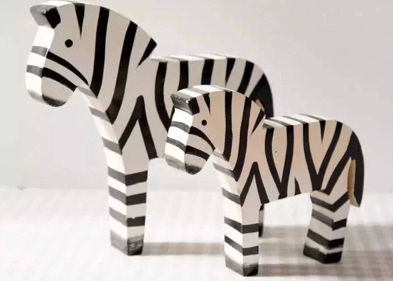 2pcs Creative Retro Zebra Room Decorations