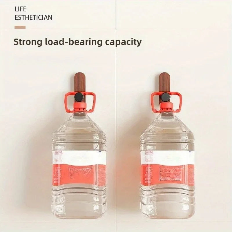 No-Drill Nordic Wood Wall Hooks