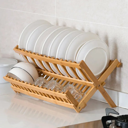 Zephyr Bamboo Dish Drying Rack
