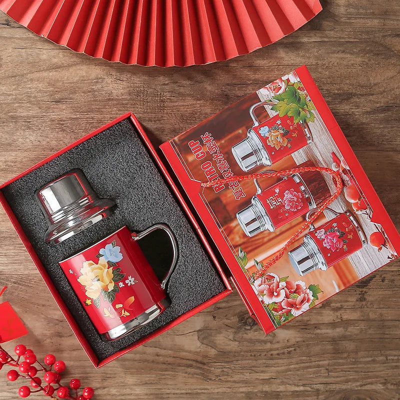 Thermos chinois vintage