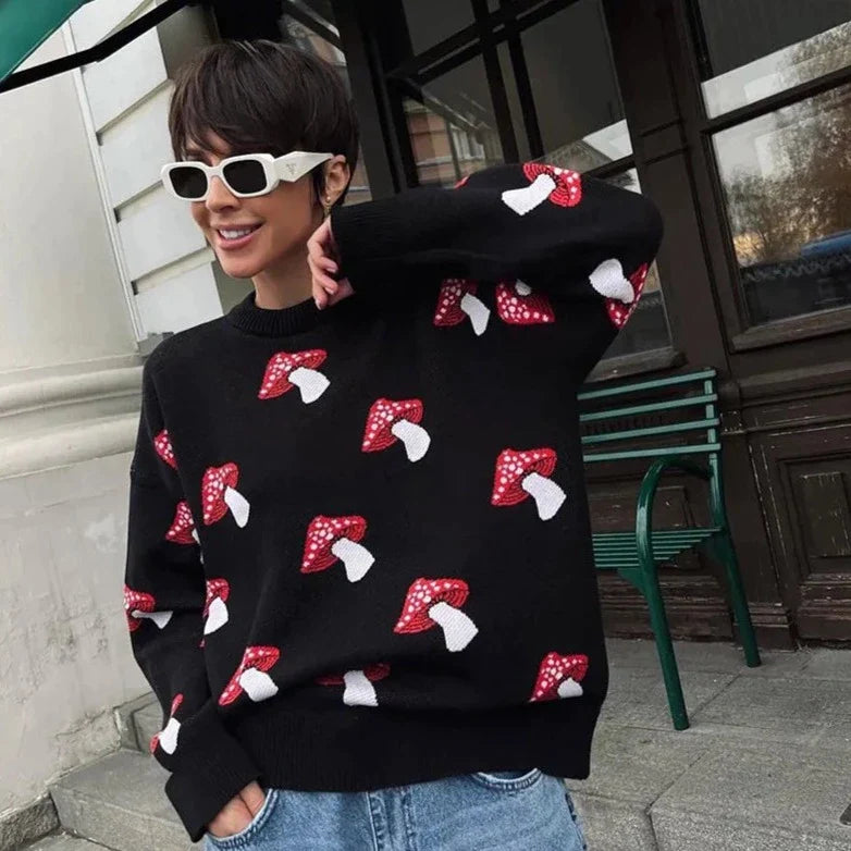 Mushroom Haven Sweater