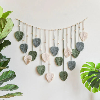 Leaf Macrame Wall Hanging