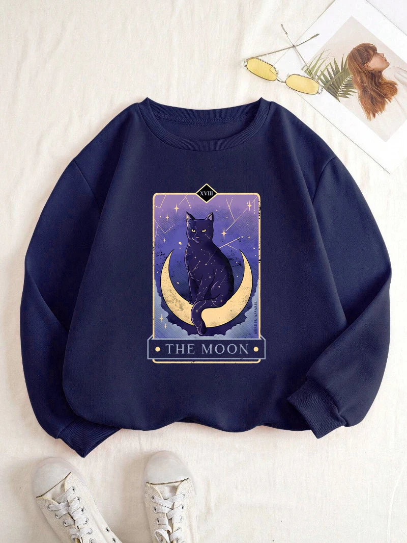 Sweat-shirt Carte de Tarot de la Lune