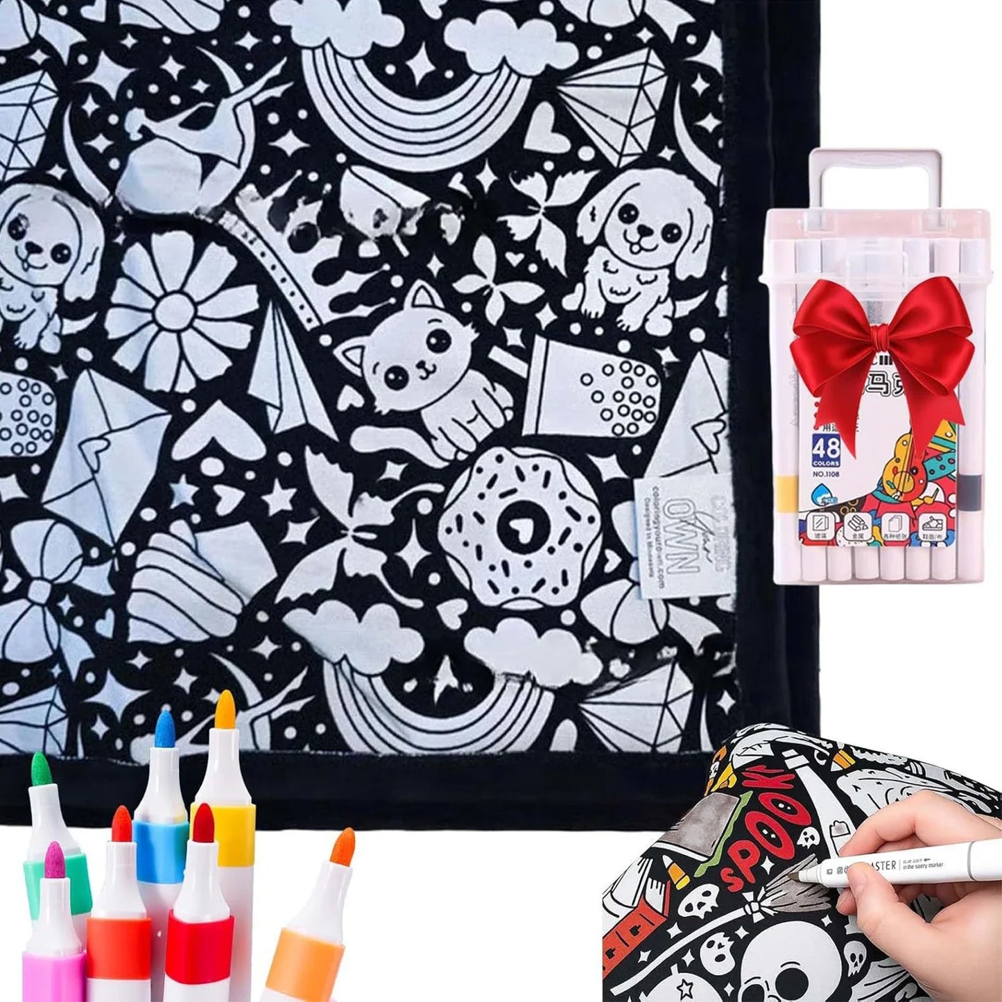 Drawzy Creative Coloring Blanket
