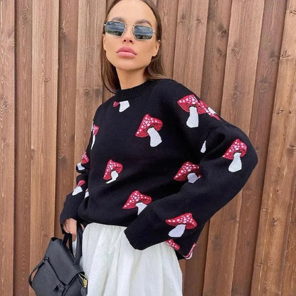 Mushroom Haven Sweater