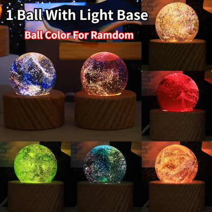 LED Crystal Ball Decor