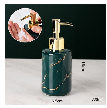 Elegant Solid Marble Soap Dispenser