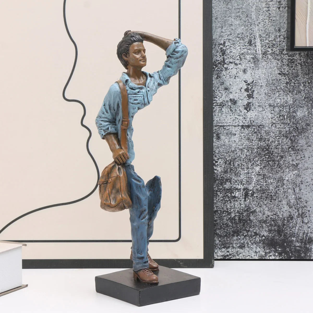 Traveler Resin Sculpture