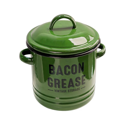 Pots de stockage de graisse de bacon