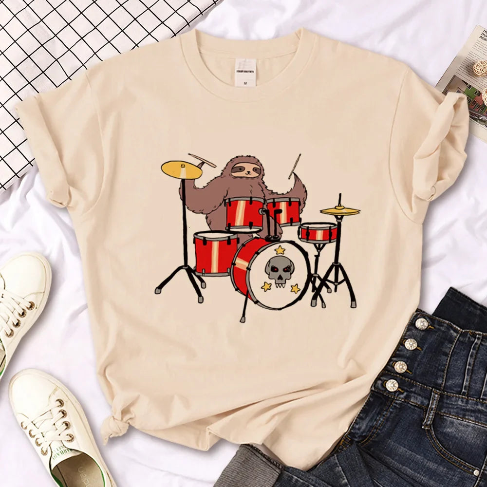 Mignon petit tee-shirt paresseux