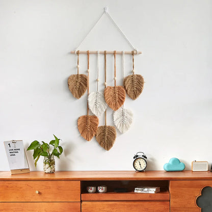 Leaf Macrame Wall Hanging