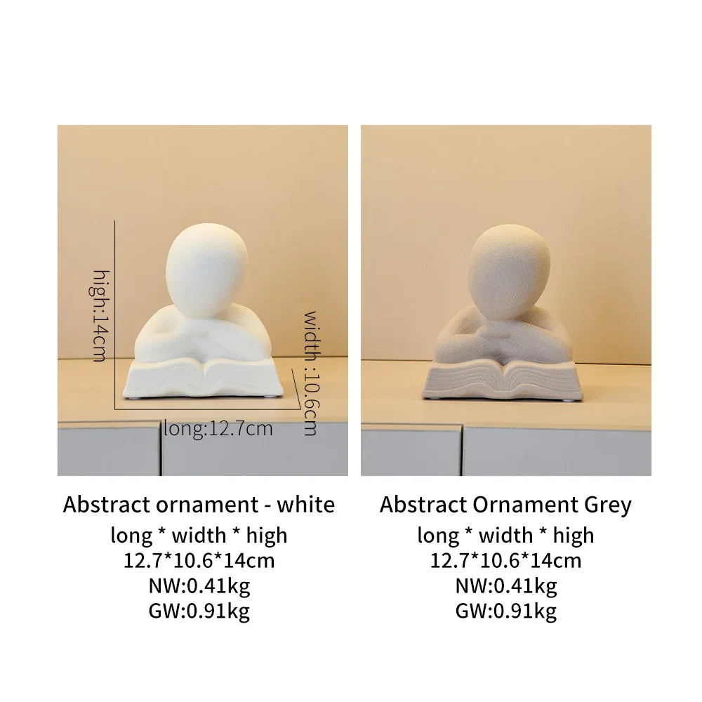 Modern Book Lover Desk Ornament