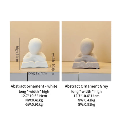 Modern Book Lover Desk Ornament