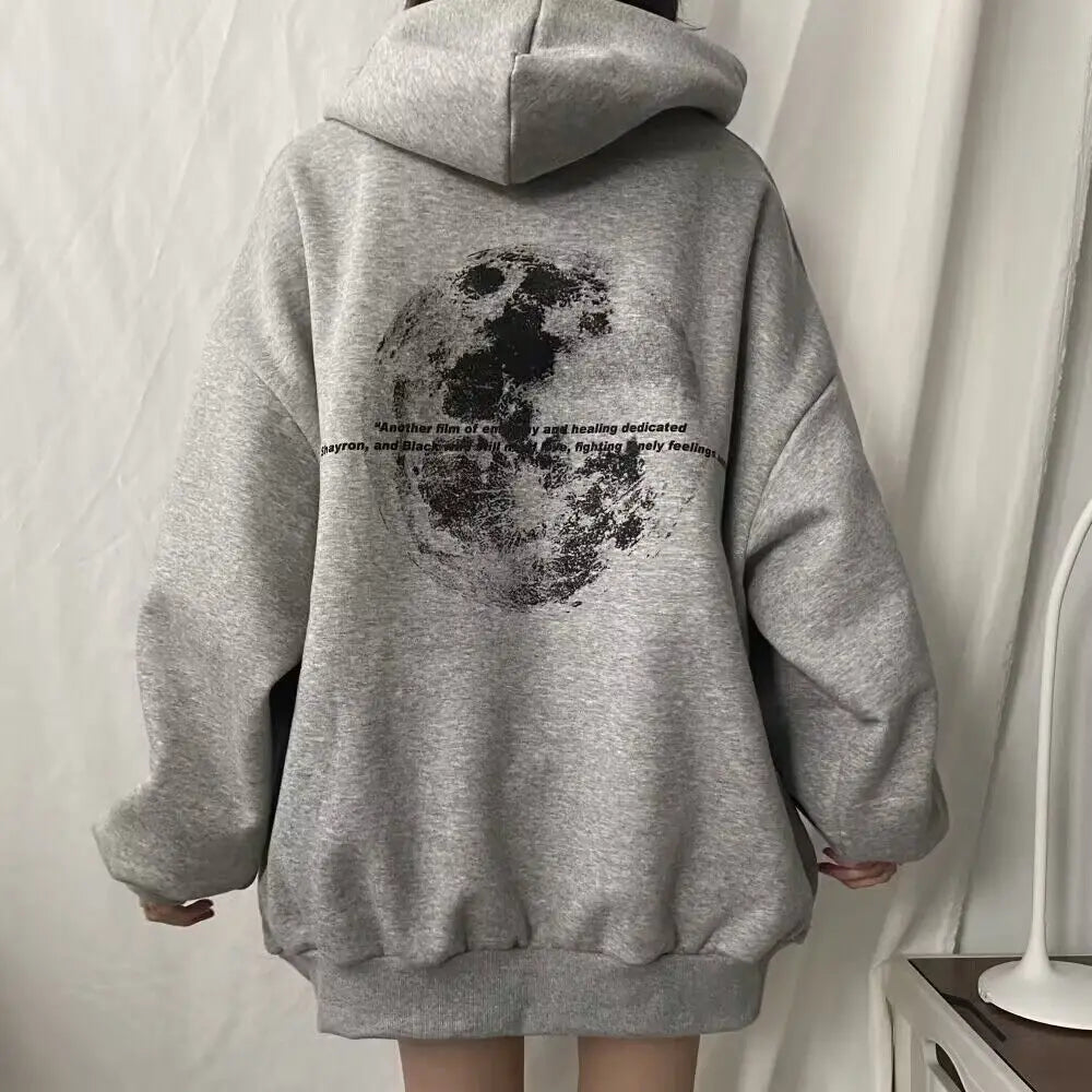 Let's Talk About The Moon Oversized Sweatshirt