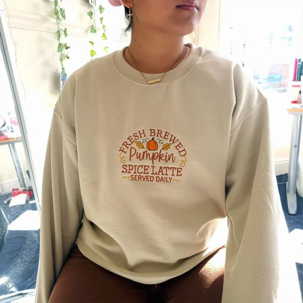 Fresh Brewed Pumpkin Spiced Latte Sweatshirt