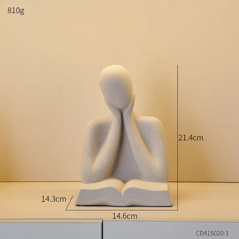 Modern Book Lover Desk Ornament