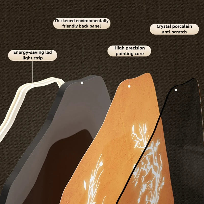 LunaGlow 20-Inch LED Moon Wall Clock