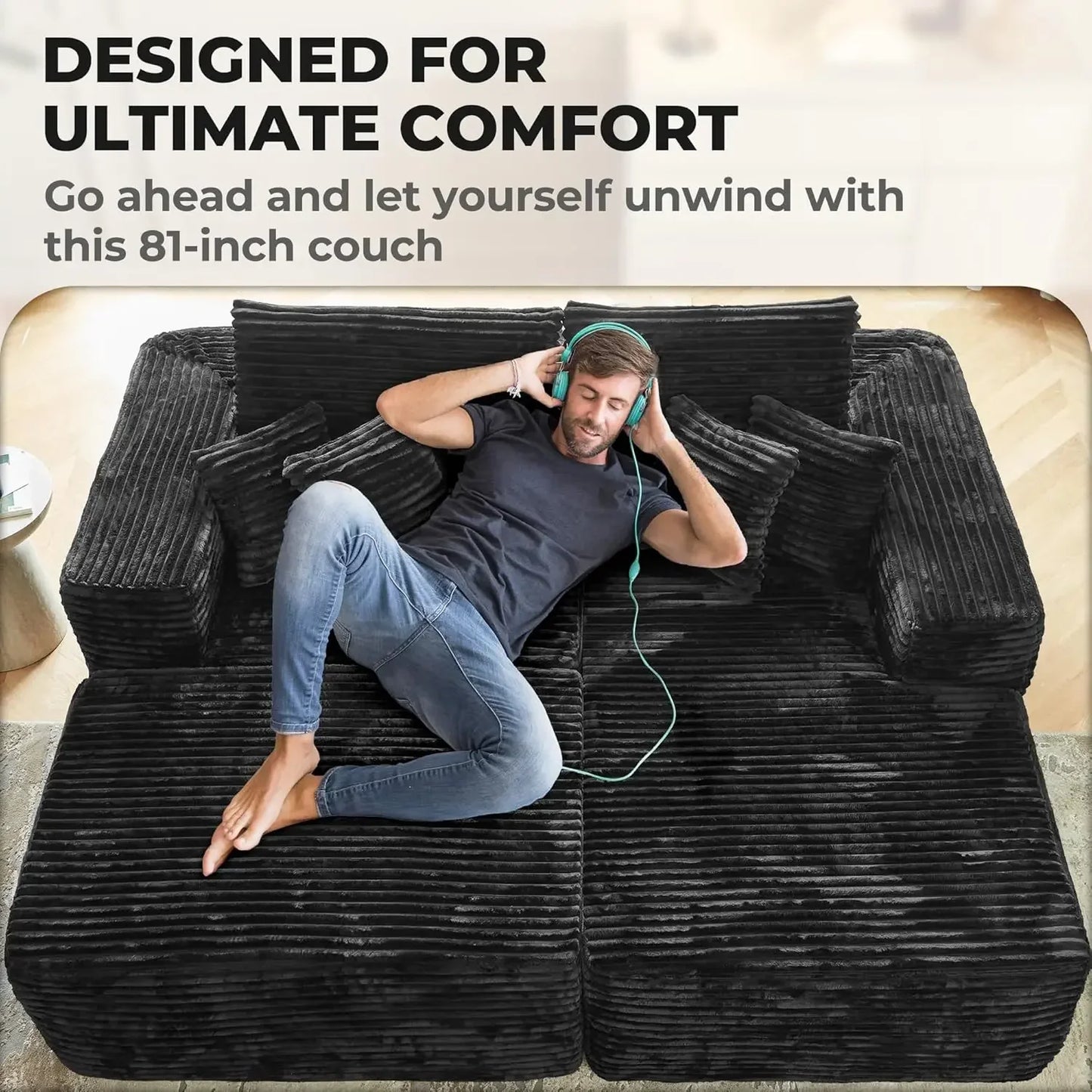 80" CloudNest Luxe Lounger