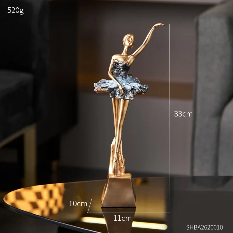 Dancing Girl Resin Statue