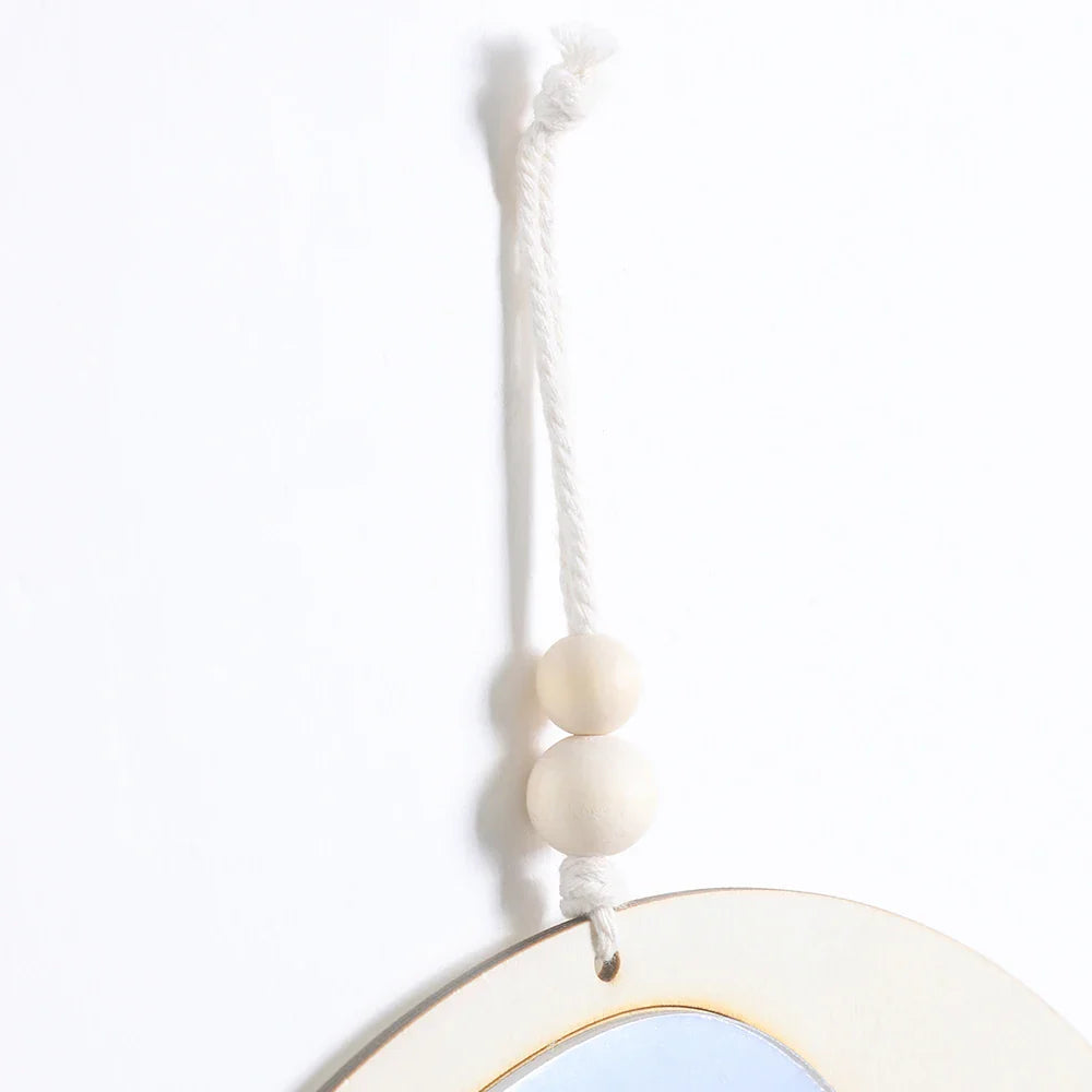 Yin Yang Wood Mirror