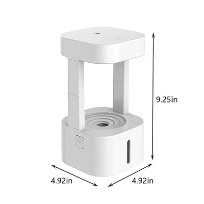 Umidificatore a goccia d'acqua antigravità