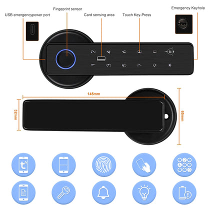 Smart Door Handle Lock