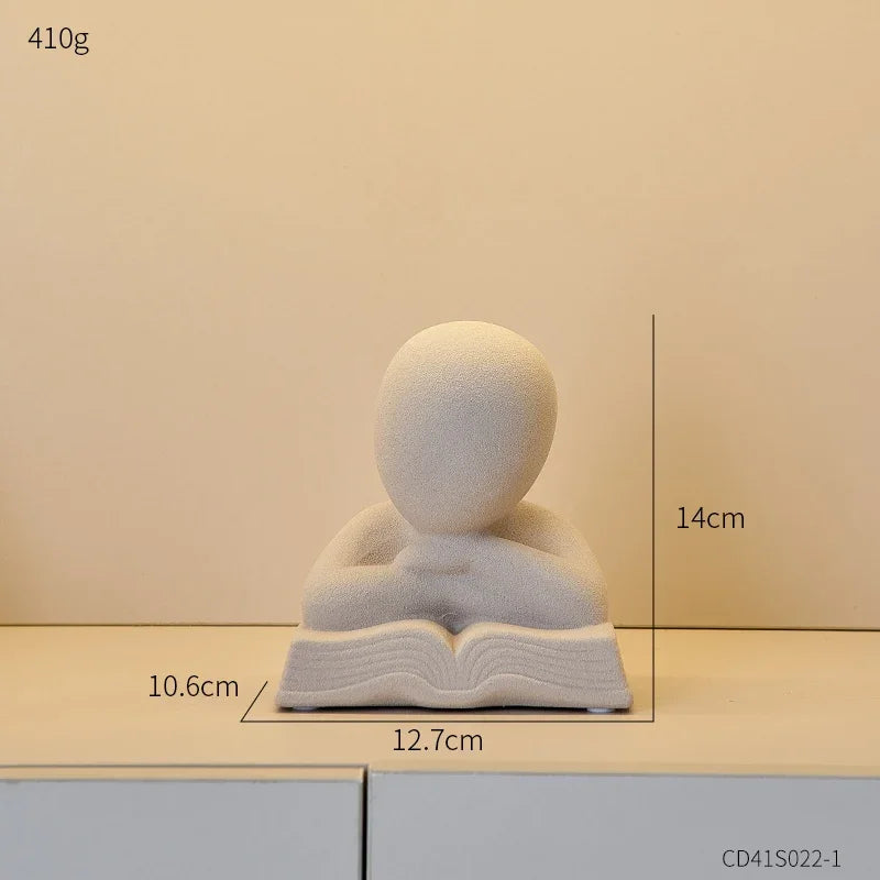 Modern Book Lover Desk Ornament