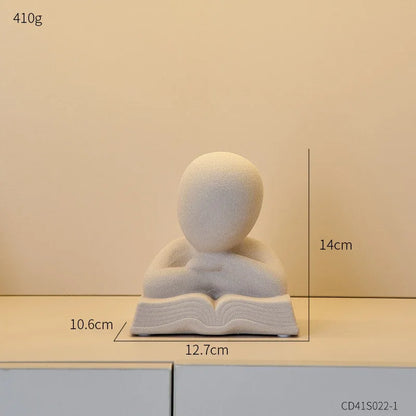 Modern Book Lover Desk Ornament