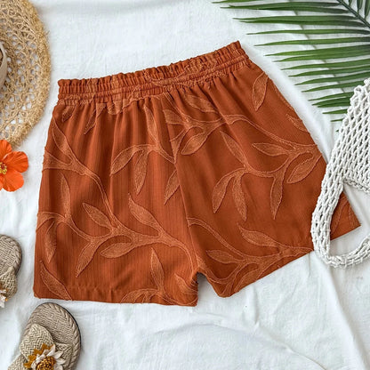 Sunset Aura Lace-Up Shorts