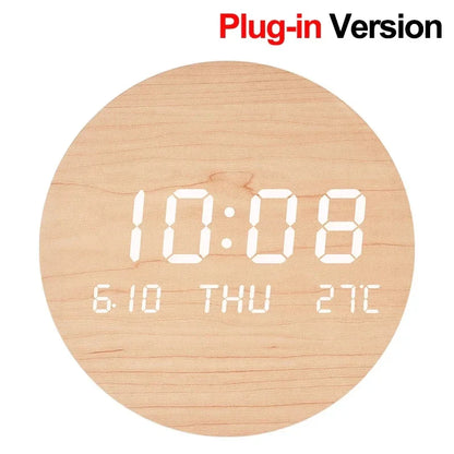 AuraSphere LED Digital Wall Clock