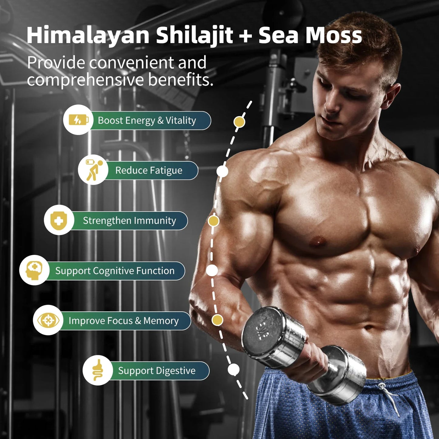 Shilajit & Sea Moss Supplement Set