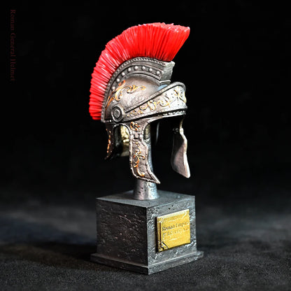 Hand Painted Roman Helmet Resin Model