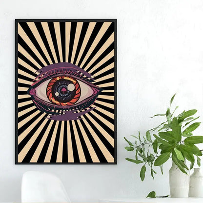 Abstract Eye Quotes Canvas Art