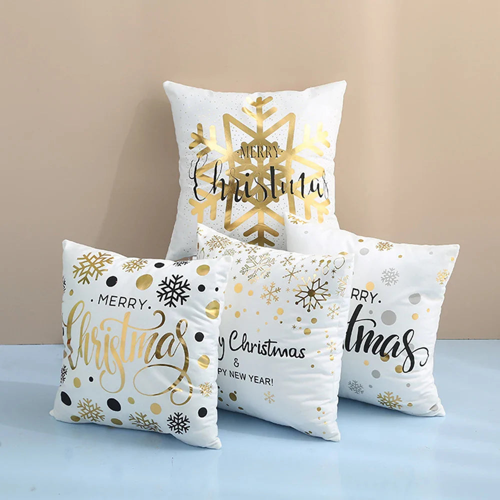 4 Pcs Christmas Cushion Covers