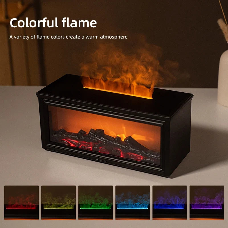 7-Color Flame Essential Oil Diffuser