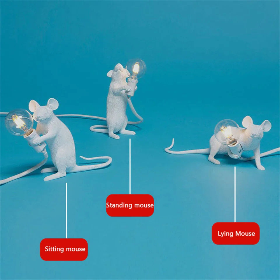 Lampe de table LED Nordic Mouse