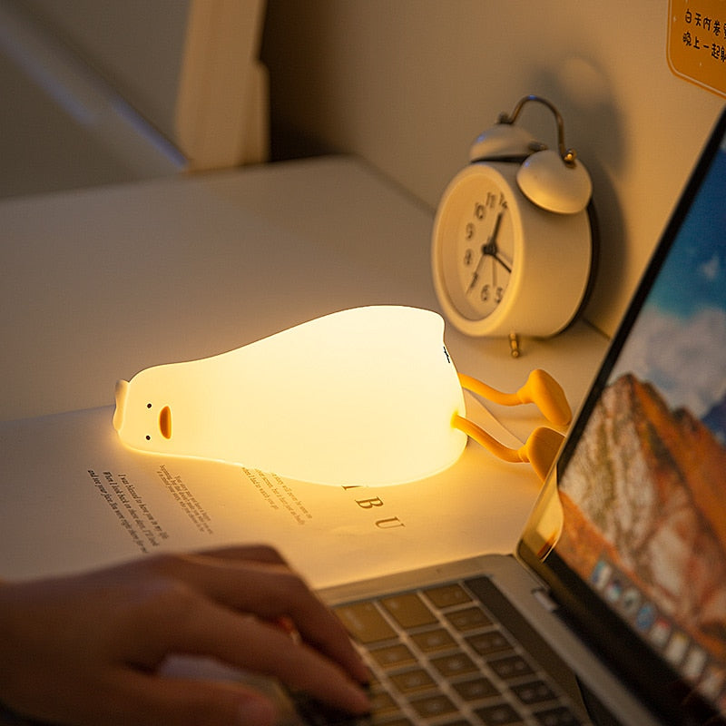 Quirky Lie Down Duck Sleep Lamp