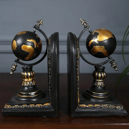 Resin Desktop Bookends - Elegant Office & Home Organizer bookend Living Room Organizer Table