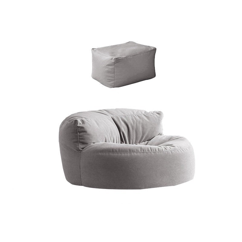 Chenille Bean Bag Pouf Chair Set