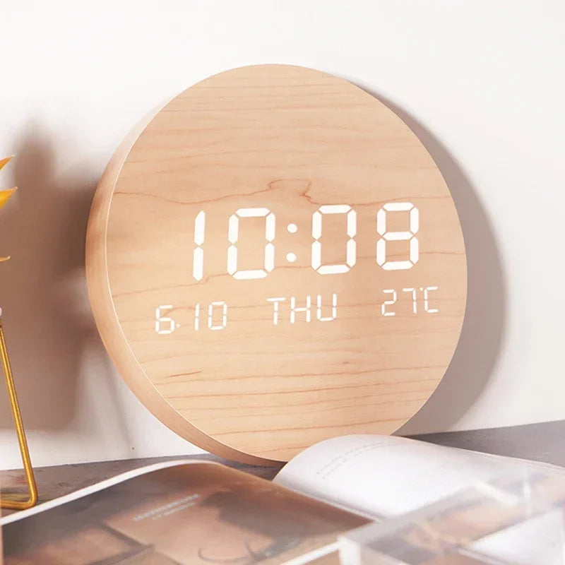 AuraSphere LED Digital Wall Clock