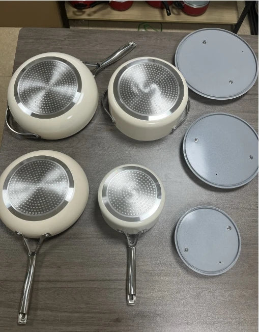 8-teiliges antihaftbeschichtetes Kochgeschirr-Set