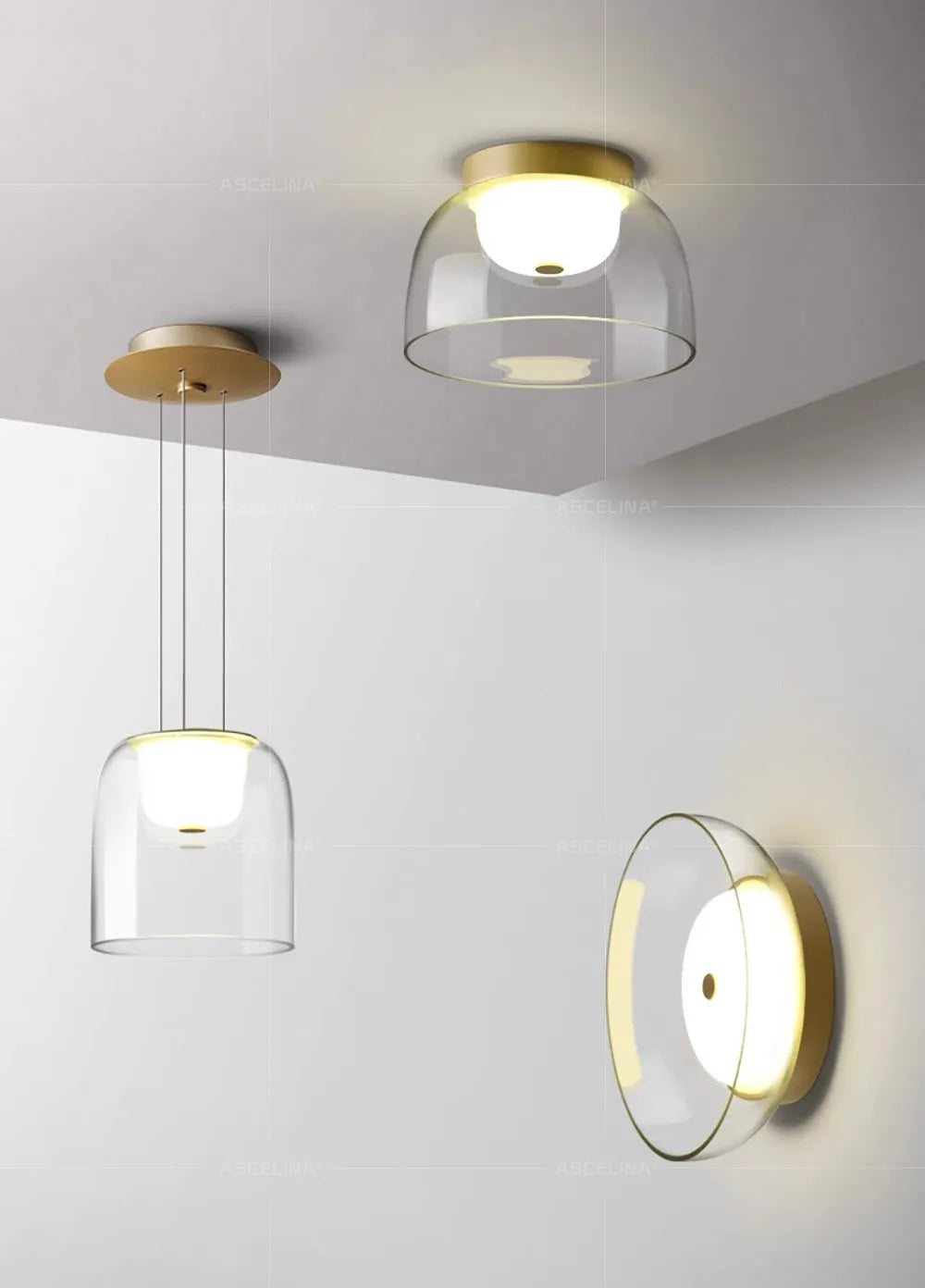 Lampada da soffitto minimalista postmoderna