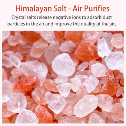 Crystal Salt Rock Fire Humidifier